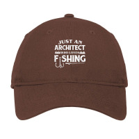 Just An Architect Who Loves Fishing 80s Adjustable Cap | Artistshot