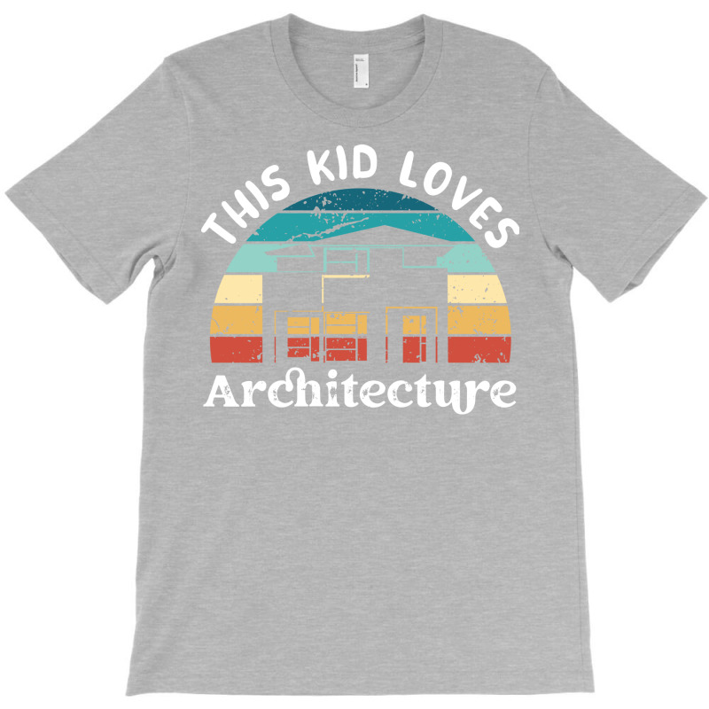 This Kid Loves Architecture Boys Girls Gift Nostalgia T-shirt | Artistshot