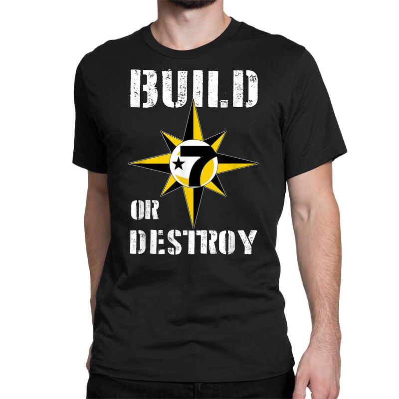 Build Or Destroy Mathematics Allah 5 Percent Godbody Nge God T Shirt Classic T-shirt | Artistshot