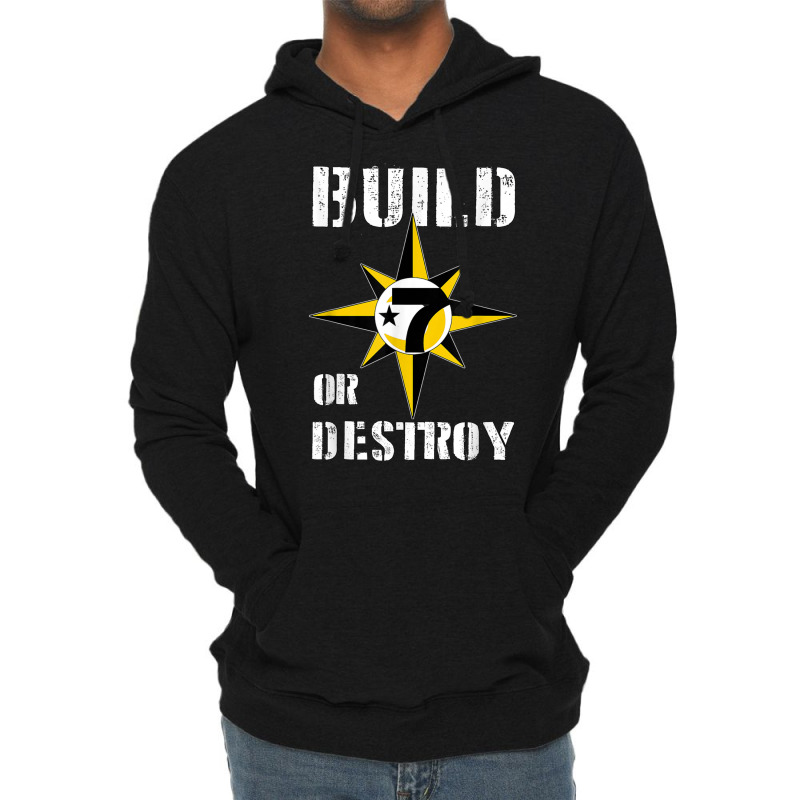 Build Or Destroy Mathematics Allah 5 Percent Godbody Nge God T Shirt Lightweight Hoodie | Artistshot