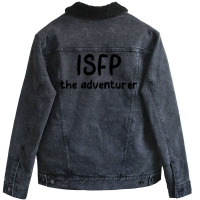 Isfp Personality Type Mbti Humor Unisex Sherpa-lined Denim Jacket | Artistshot