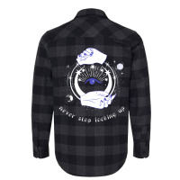 Esoteric Spiritual Astrology Galaxy Mystical Girl Flannel Shirt | Artistshot