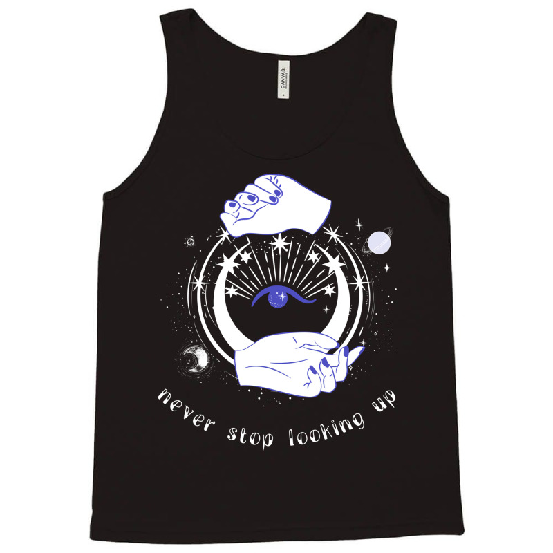 Esoteric Spiritual Astrology Galaxy Mystical Girl Tank Top | Artistshot