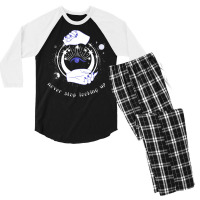 Esoteric Spiritual Astrology Galaxy Mystical Girl Men's 3/4 Sleeve Pajama Set | Artistshot