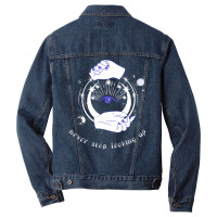 Esoteric Spiritual Astrology Galaxy Mystical Girl Men Denim Jacket | Artistshot