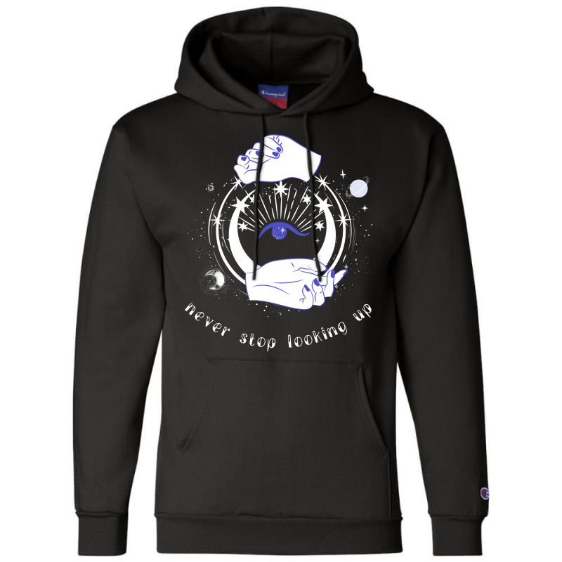 Esoteric Spiritual Astrology Galaxy Mystical Girl Champion Hoodie | Artistshot