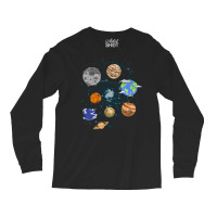 Astronomy Galaxy Planets Space Science Solar System Girl Long Sleeve Shirts | Artistshot