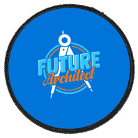 Future Architect Architecture Student Gift Vintage Round Patch | Artistshot