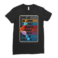 Solar System Planets Astronomer Science Hipster Ladies Fitted T-shirt | Artistshot