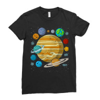 Space Science Galaxy Astronaut Universe Astronomy Solar System Tumblr Ladies Fitted T-shirt | Artistshot