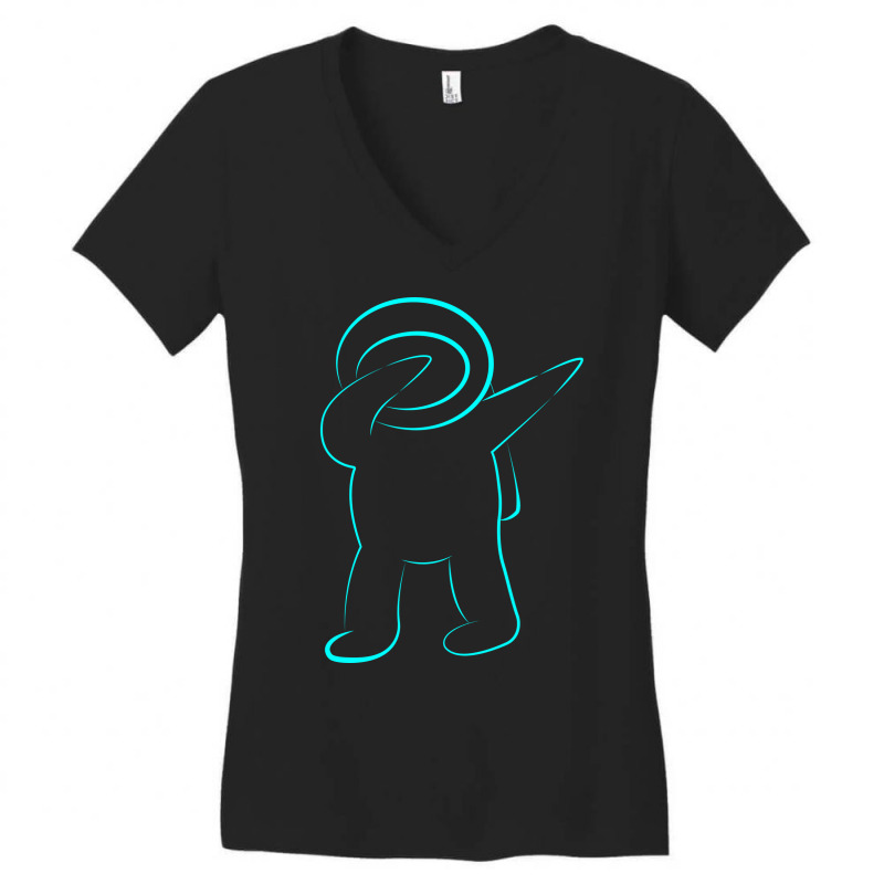 Cool Astronaut Dab Music Women's V-Neck T-Shirt by egozkkarens | Artistshot