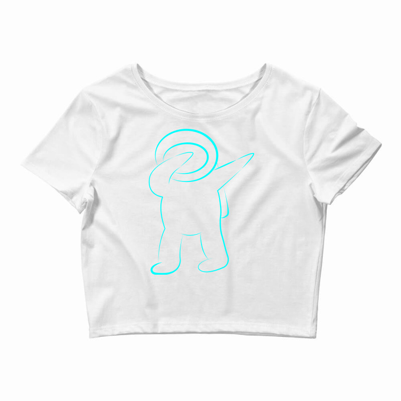 Cool Astronaut Dab Music Crop Top by egozkkarens | Artistshot