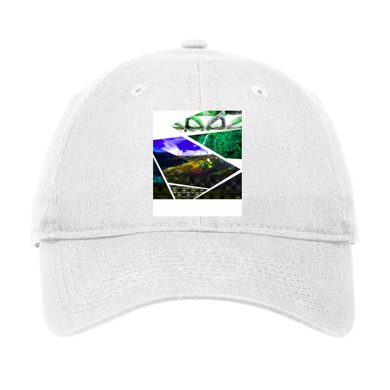 Oaxaca In Colors Art Marble And Architecture Landscape Ecopop Collage Adjustable Cap | Artistshot