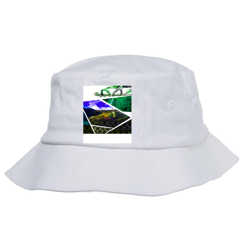 Oaxaca In Colors Art Marble And Architecture Landscape Ecopop Collage Bucket Hat | Artistshot