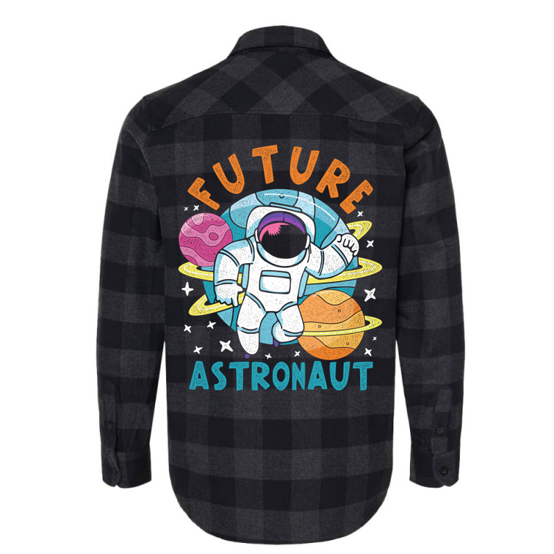 Universe Planets Astronomy Lover Space Science Galaxy Future Astronaut Flannel Shirt | Artistshot