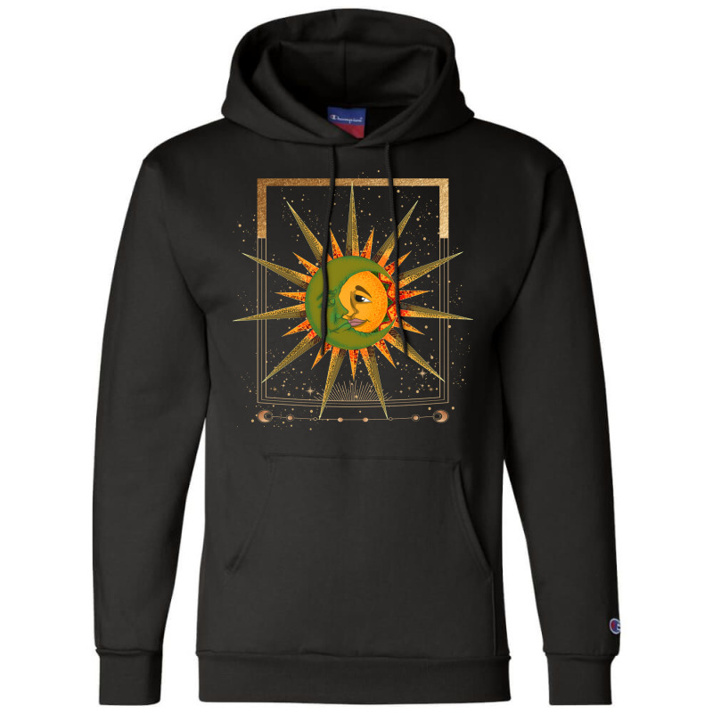 Astrology Celestial Bodies Sun Moon Astronomy Love Champion Hoodie by levishcrecerl | Artistshot