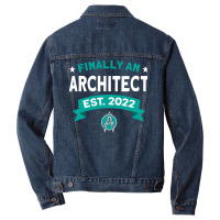 Architect Graduate Est 2022 Architecture 80s Men Denim Jacket | Artistshot