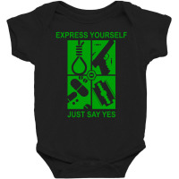 Express Yourself Type O Negative Baby Bodysuit | Artistshot