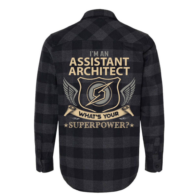 Assistant Architect T  Superpower Gift Item Tee Flannel Shirt | Artistshot