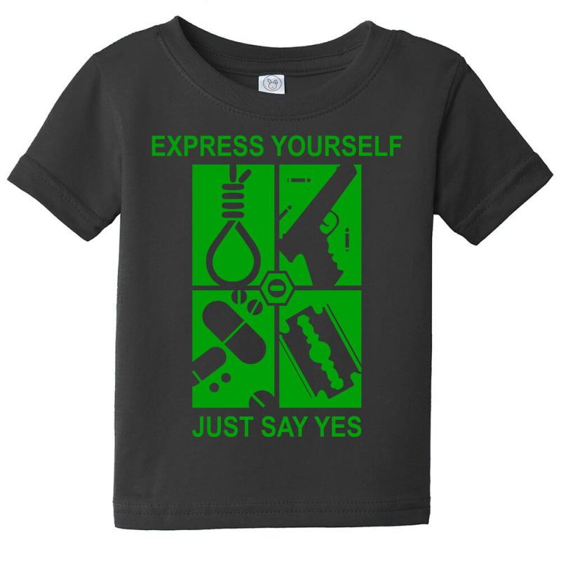 Express Yourself Type O Negative Baby Tee by Broliant | Artistshot