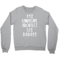 49 Landscape Architect 51 Badass Hipster Crewneck Sweatshirt | Artistshot