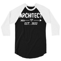 Architect Graduate Est 2022 Architecture Nature 3/4 Sleeve Shirt | Artistshot