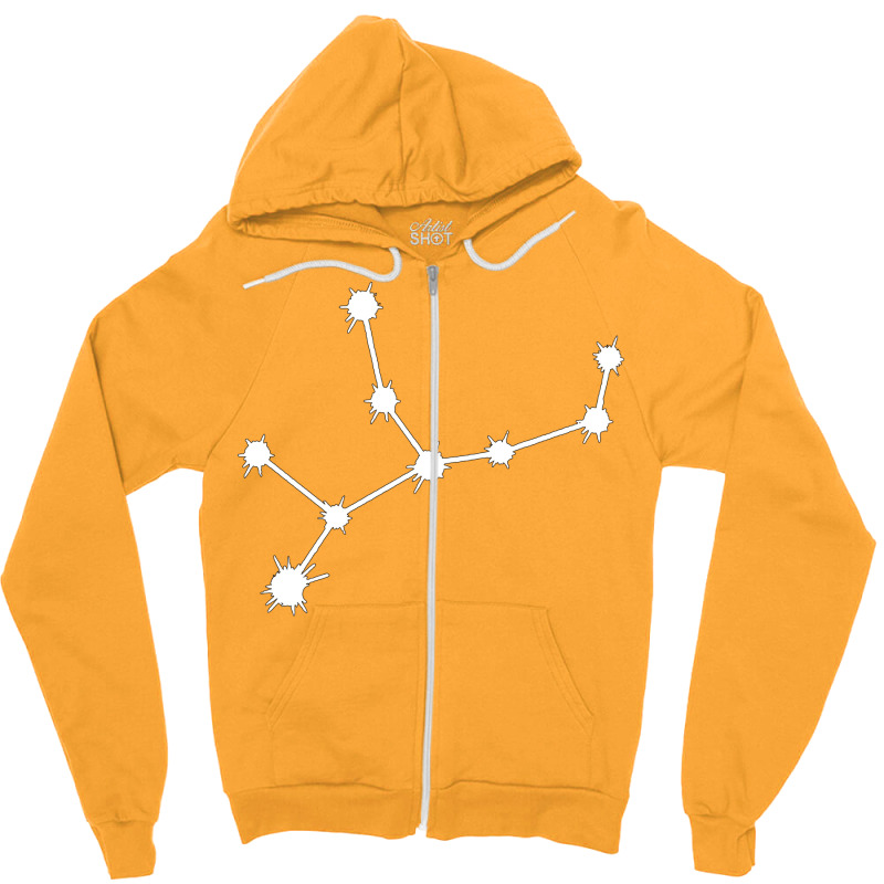 Virgo Constellation Aesthetic Zipper Hoodie | Artistshot