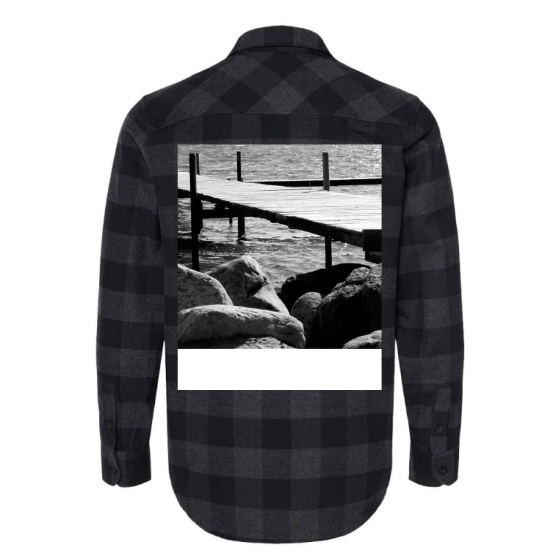 Black And White Landscape Cool Flannel Shirt | Artistshot