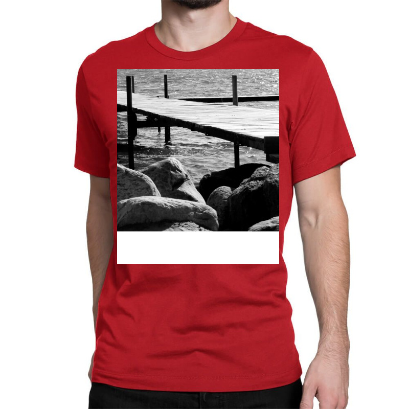 Black And White Landscape Cool Classic T-shirt | Artistshot