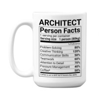 Funny Architect Person Facts Tumblr 15 Oz Coffee Mug | Artistshot