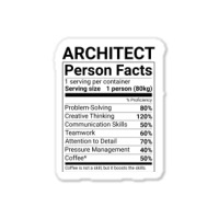 Funny Architect Person Facts Tumblr Sticker | Artistshot