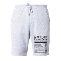 Funny Architect Person Facts Tumblr Fleece Short | Artistshot