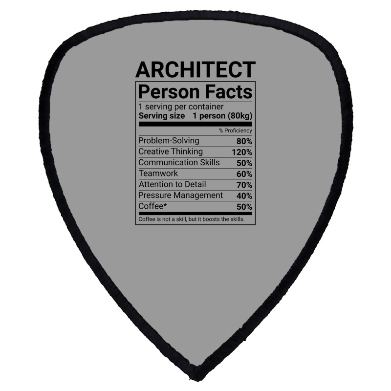 Funny Architect Person Facts Tumblr Shield S Patch | Artistshot