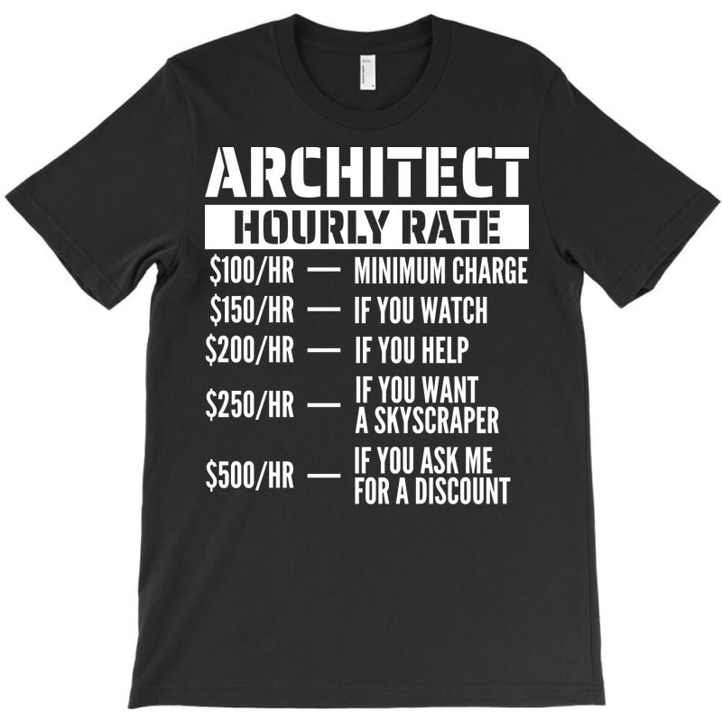 Architect Hourly Rate Summer T-shirt | Artistshot