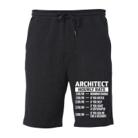 Architect Hourly Rate Summer Fleece Short | Artistshot