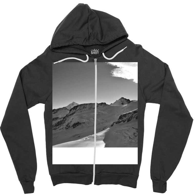 Black And White Nature Love Zipper Hoodie | Artistshot