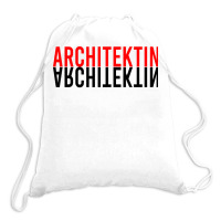 Architect Funny Architect Student Gift Retro Drawstring Bags | Artistshot