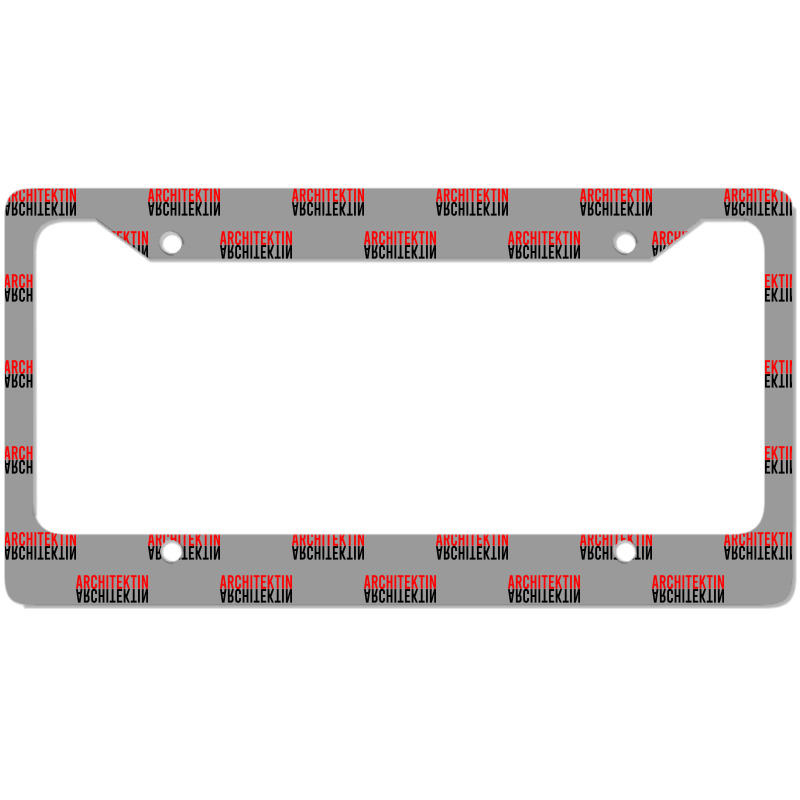 Architect Funny Architect Student Gift Retro License Plate Frame | Artistshot