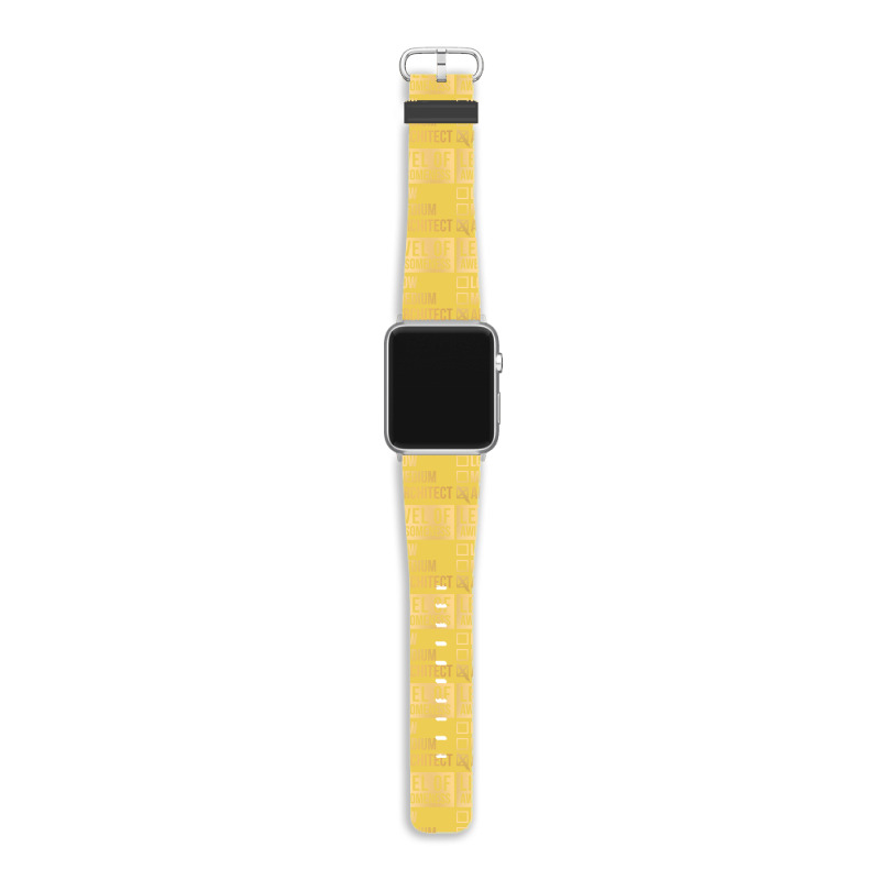 Awesome And Funny Level Of Architect Architects Architecture Gift Gift Apple Watch Band | Artistshot