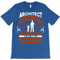 Architect Profession Architectural Design Blue T-shirt | Artistshot