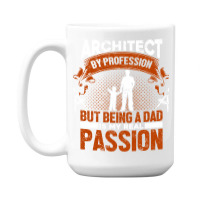 Architect Profession Architectural Design Blue 15 Oz Coffee Mug | Artistshot