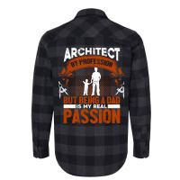 Architect Profession Architectural Design Blue Flannel Shirt | Artistshot