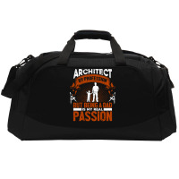 Architect Profession Architectural Design Blue Active Duffel | Artistshot