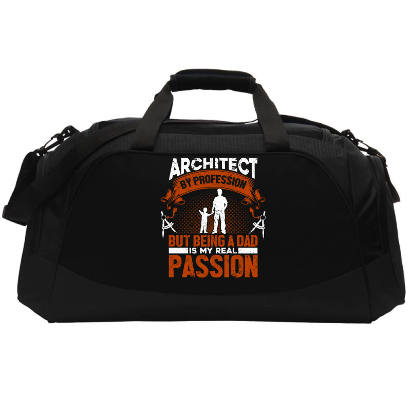 Architect Profession Architectural Design Blue Active Duffel | Artistshot