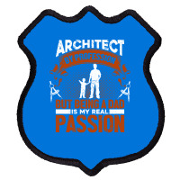 Architect Profession Architectural Design Blue Shield Patch | Artistshot