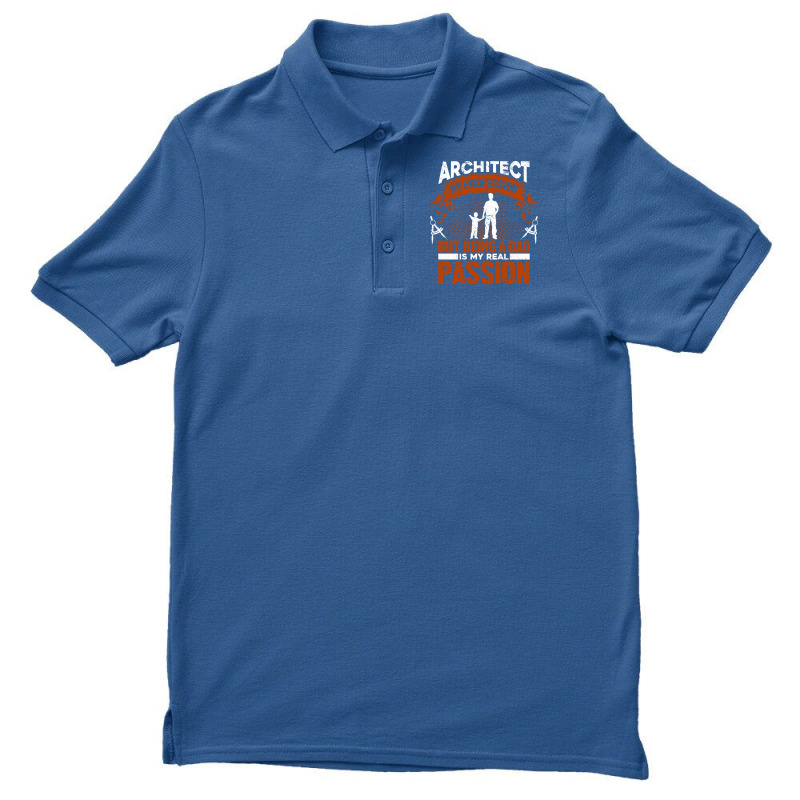 Architect Profession Architectural Design Blue Men's Polo Shirt | Artistshot