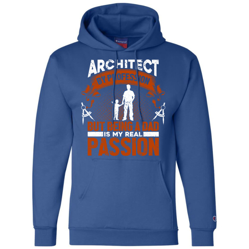 Architect Profession Architectural Design Blue Champion Hoodie | Artistshot