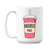 Architect Job Fuel 70s 15 Oz Coffee Mug | Artistshot