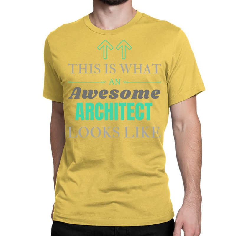 Architect Gift Red Classic T-shirt | Artistshot