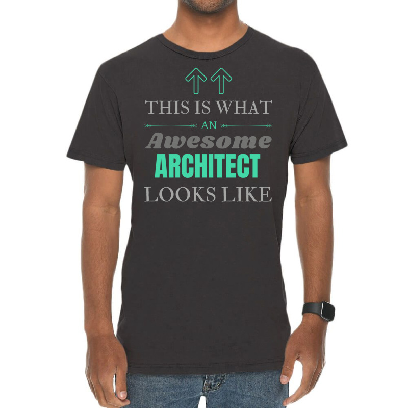 Architect Gift Red Vintage T-shirt | Artistshot